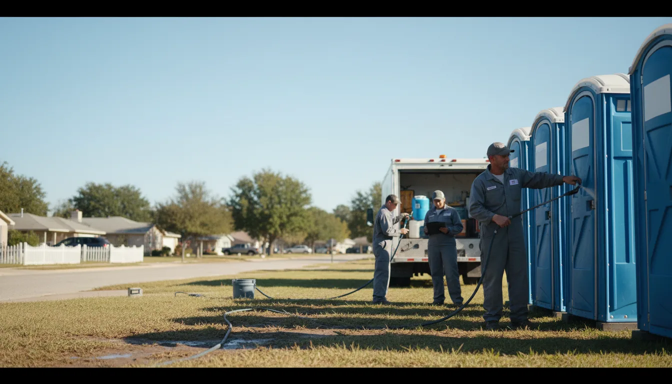 Long-Term Portable Toilet Rental in Peggy, TX near me
